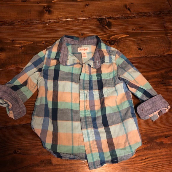 Cat & Jack Other - Kids Cat & Jack plaid shirt size 18m